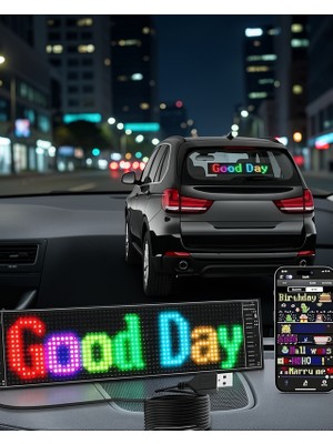 Hcc Trend Rgb LED Yazı Paneli Telefon Kontrollü UCZZZ12X60LEDMATRİXPANEL-1