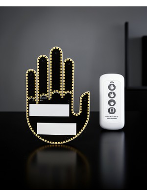 Hcc Trend El Orta Parmak LED Kumandalı Reflektör Uuczgesture3