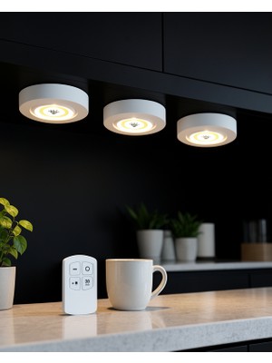 Hcc Trend Kablosuz 3'lü Spot LED Lamba Seti XUCZ3LÜLAMBA-6