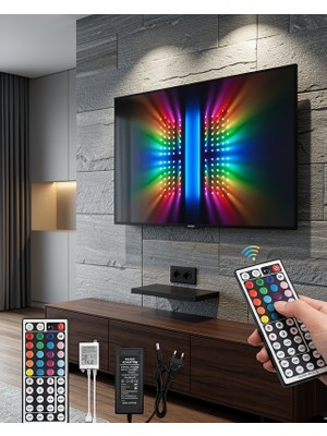 Hcc Trend Rgb LED Şerit 5 Metre Uzaktan Kumandalı 5050 UCZZZ5METRE3ŞERİTLİLED-1