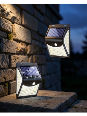 Hcc Trend Solar Hareket Sensörlü Duvar Lambası 20 LED UUCZDP53DUVARLAMBASI1