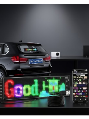 Dolapmix Rgb Kayan Yazı LED Panel Telefon Kontrollü 16X96 UCZZZ12X60LEDMATRİXPANEL-4