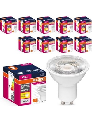 Şanal 10'lu Paket LED Value PAR16 GU10 6.9W, 3000K Sıcak Beyaz