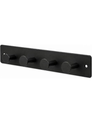 Şanal Tekli Yapışkanlı Metal Askı, Delmeden Duvara Monte, Modern Tasarım
