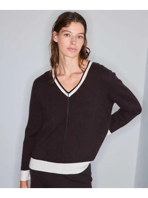 İpekyol Yün Içerikli Colorblock Triko IW6260050218186