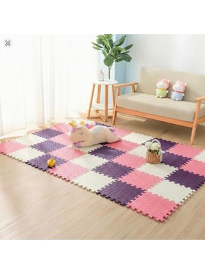 Şanal Tatami Oyun Halısı Seti - 33X33 Cm, 9 Parça Renkli Zemin
