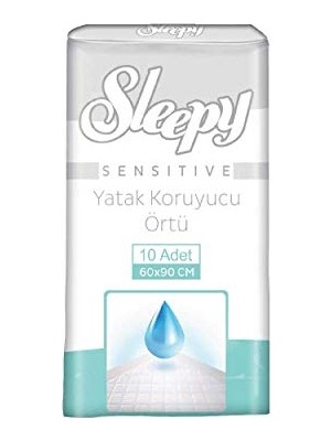 Şanal Sleepy Sensitive Yatak Koruyucu Örtü 60 x 90 cm 10 Adet