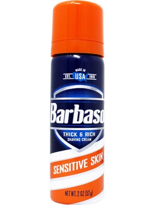 Şanal Barbasol Tıraş Kremine Duyarlı Cilt Seyahat Boyutu 56 ml