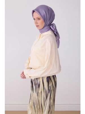 Belli Ipek Eşarp - 4305-05 Lila Twill