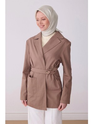 Belli Ipek Eşarp - 4305-53 Krem Twill