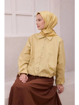Belli Ipek Eşarp - 4201-33 Sarı Twill