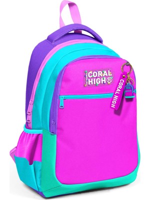 Universal Kids Çok Renkli Üç Bölmeli Okul Sırt Çantası 14426
