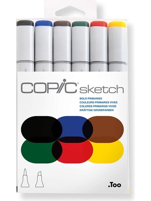 Universal Sketch 6lı Set Bold Primaries