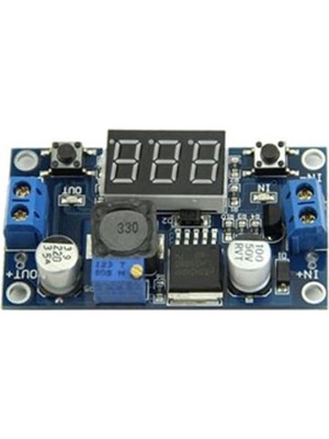Universal LM2596 Göstergeli Ayarlanabilir Voltaj Regülatör Kartı