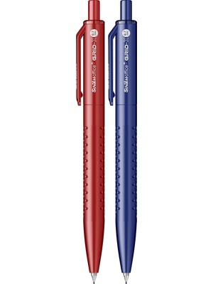 Universal Office Grid x Versatil Kalem 0.7 mm Kırmızı Lacivert 2'li Blister