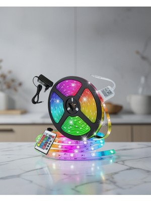 Vavis Rgb Smart Şerit LED Işık Uzaktan Kumandalı UCZ10MŞERİTLED-6