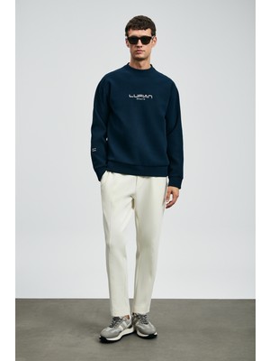 Lufian Dark Erkek Sweatshirt Lacivert