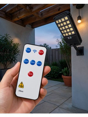 Fantastik Store Güneş Enerjili LED Duvar ve Direk Lambası UCZZW7207SOLARLAMBA-3