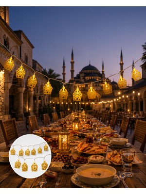 Fantastik Store Ramazan LED Işık Pilli Cami Tasarımı Uczzzcamiramazanledışık-6
