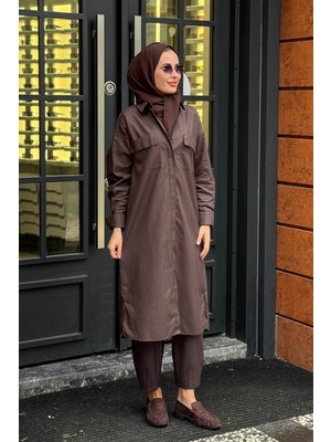 Kayra Tunik KY-A26-81023 Koyu Kahve