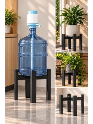 Metal Saksılık Saksı Standı Saksı Altlığı Damacana Yükseltici Damacana Standı Damacana Altlığı