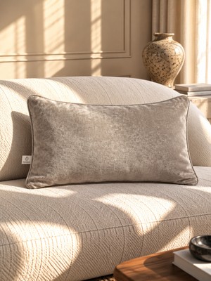 Needle Lusso Krem Kırlent Kılıfı (30X50)