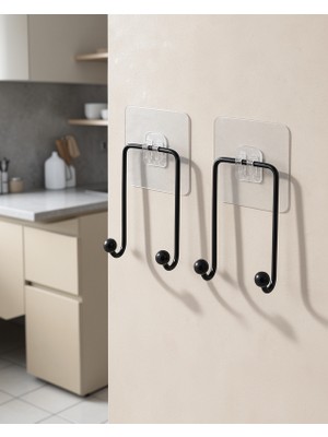 Aparim 2'li Yapışkanlı Duvar Askısı Uczzdlynltıklıyapıskanlıaskı-3