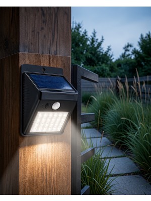 Aparim Hareket Algılayıcı Solar LED Duvar Lambası XUCZDP53DUVARLAMBA-7