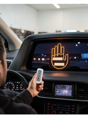 Aparim LED El Şekilli Park Uyarı Cihazı Xuczgesture-7