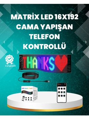 Aparim USB ile Çalışan Renkli Esnek LED Panel Işıklı LED Kayan Yazı Özellikli