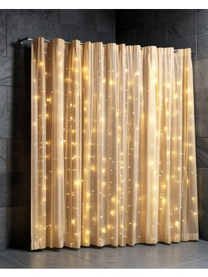 Aparim Şelale Tasarımlı Perde LED 3x3 Metre UCZZZ3X3PERDELED-1