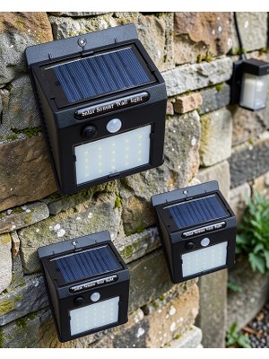 Aparim Güneş Enerjili Hareket Sensörlü 20 LED Bahçe Lambası Uuczsensörlülamba1