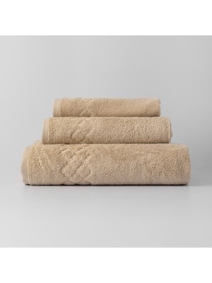Gül Güler Nakışlı Banyo Havlusu Geometrik