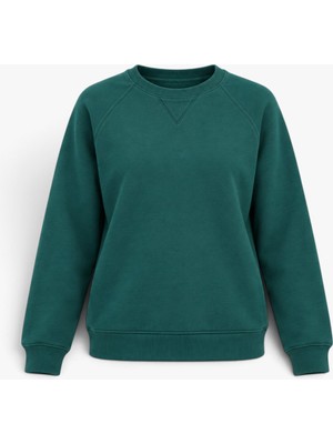 Lumberjack 6W Wl 16COZY 6pr Kadın Yeşil Sweatshirt - 102707678