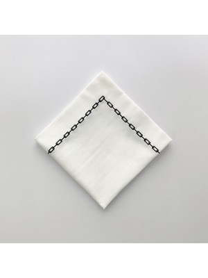 Gül Güler Nakışlı Peçete 4lü Paket Zincir