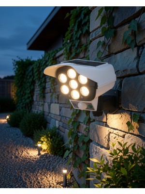 Bucuks Güneş Enerjili LED Güvenlik Lambası Kamera Tipi UCZZZV070SOLARLAMBA-6