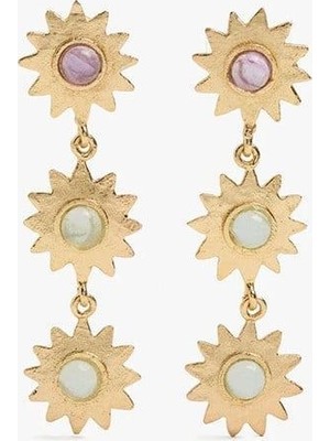 Hace Bazaar Yıldız Küpe - Bronz -Hcb