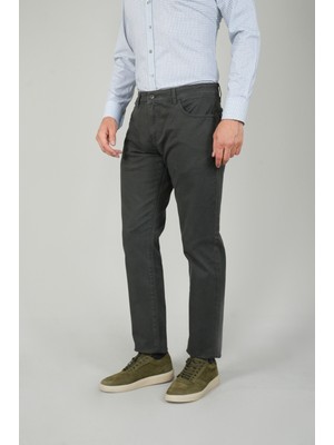 Bisse Yeşil Pamuk Cepli Gabardin Spor Pantolon PNS24K24004_D47
