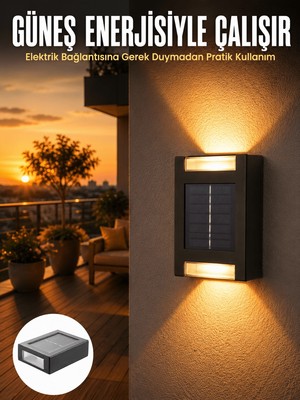 SDT Dekorasyon Aplik Işık Güneş Enerjili Aydınlatma Dekoratif Aydınlatma Yeni Nesil