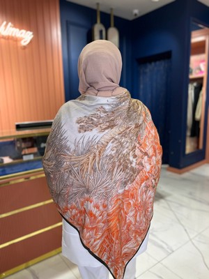 Omuz Şalı Turuncu