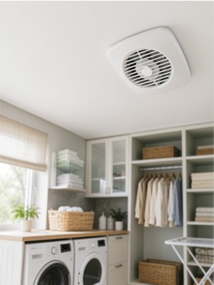 SDT 120 mm Dekoratif Havalandırma Aspiratörü 16 W 180 M³/h UCZZDLYN120MASPIRATOR-1