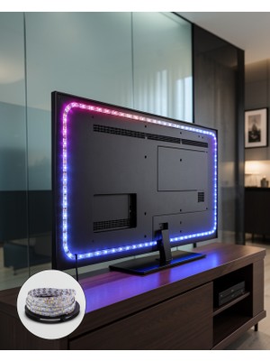 SDT LED Şerit Tv Aydınlatma Müzik Senkronizasyonlu UCZZZTVLED2MT-6