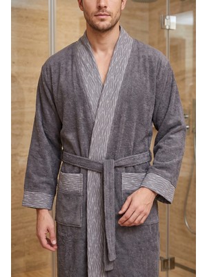 Neşe Home Collection Serenity Bornoz Antrasit L/xl