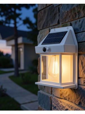 SDT Güneş Enerjili Duvar Lambası 1800MAH Bataryalı XUCZZZBK888-1-1