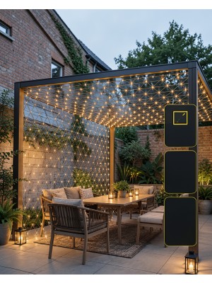 SDT 3x3 Metre Ağ LED Işık UCZZ3MAĞLED-1