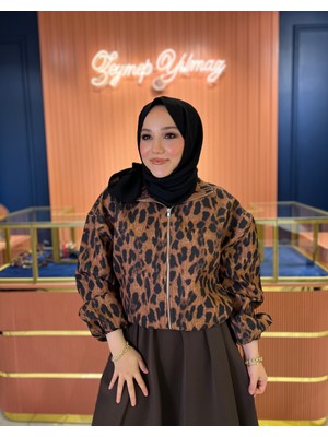 Leo Bomber Ceket Leopar