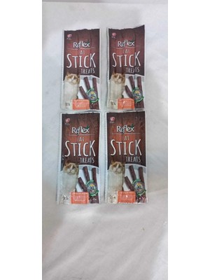Stıcks Ödül Maması Kediler Için 4 Adet 3 Lü Paket Içinde Somonlu