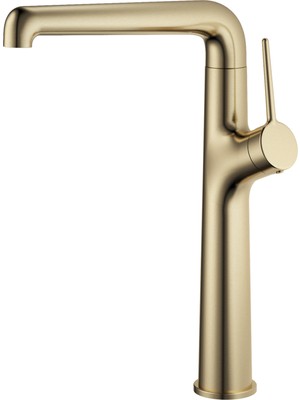Creavit Flow Mutfak Armatürü Brush Gold