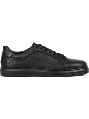 Tergan Siyah Hakiki Deri Erkek Sneaker - E26S1AY57924-A41