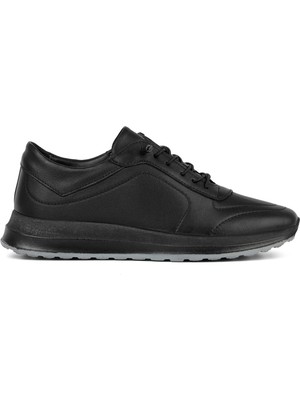 Tergan Siyah Hakiki Deri Erkek Sneaker - E26S1AY57928-A23
